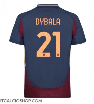 AS Roma Paulo Dybala #21 Terza Maglia 2024-25 Manica Corta